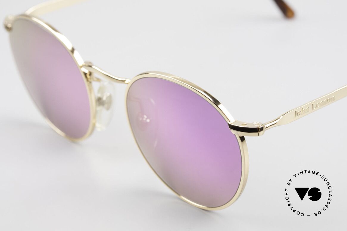 John Lennon - The Dreamer With Pink Mirrored Sun Lenses, pink lenses: so, you can see the world thru pink glasses!, Made for Men and Women