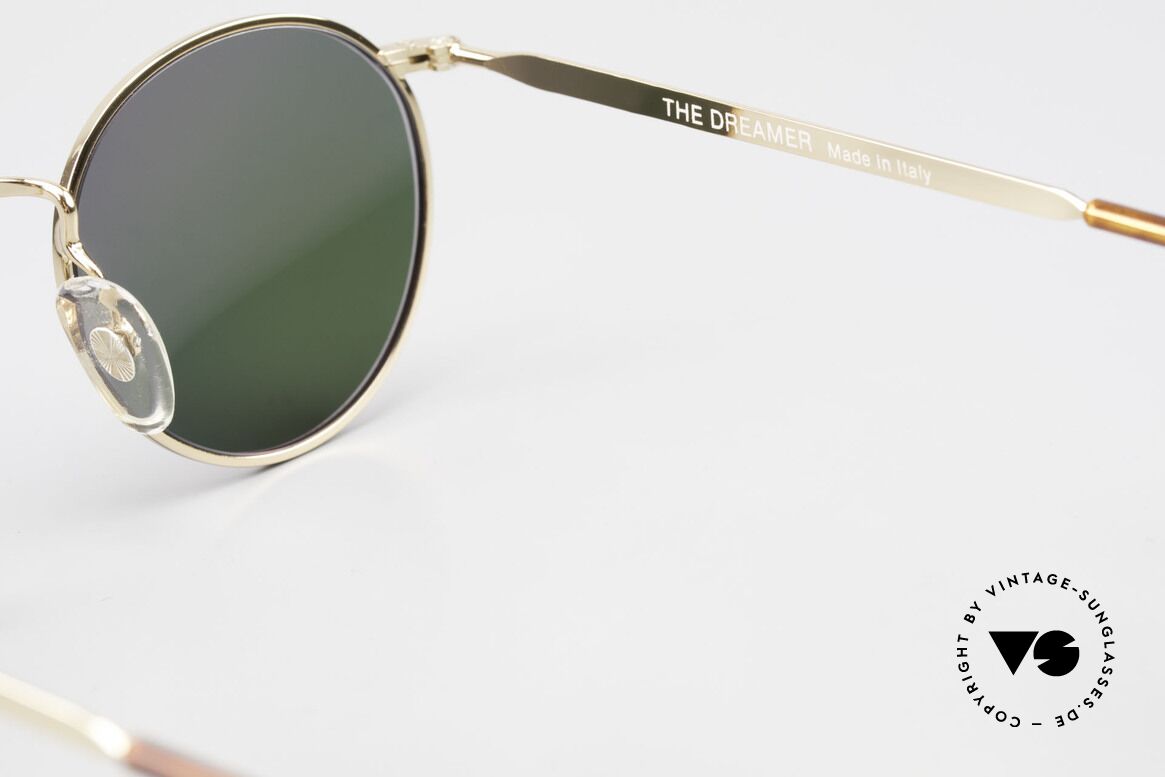 John Lennon - The Dreamer With Pink Mirrored Sun Lenses, 118mm frame width = EXTRA SMALL fit; 47mm lens size, Made for Men and Women