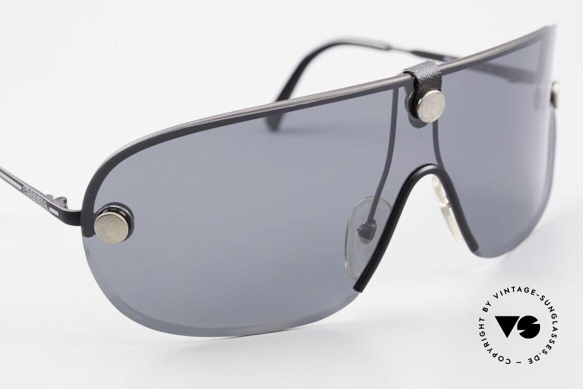 Carrera 5418 All Weather Shades Polarized, yellow lens wearable at dusk and bown lens at daytime, Made for Men