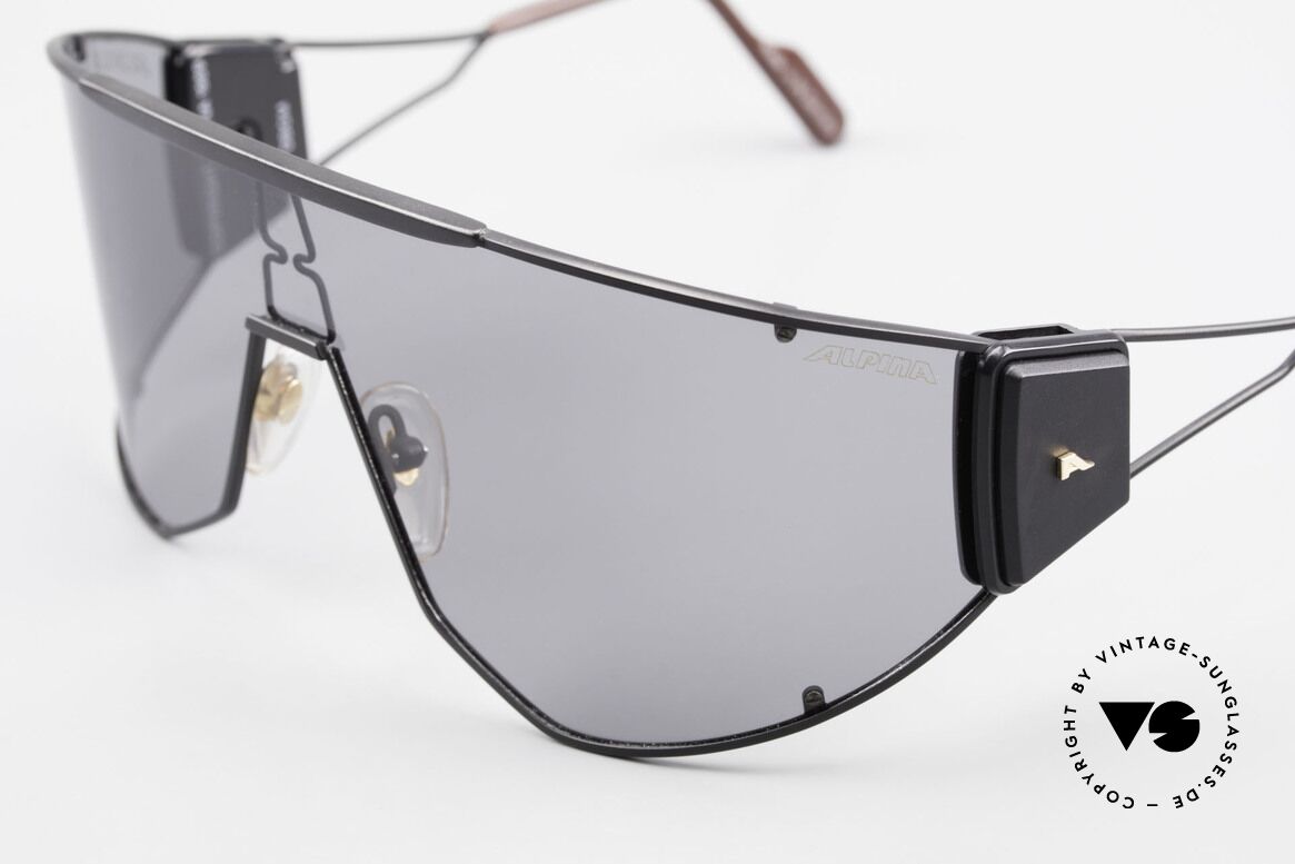 Alpina Goldwing Rare 80's Celebrity Sunglasses, unworn and with Alpina case (like all our 80's shades), Made for Men and Women