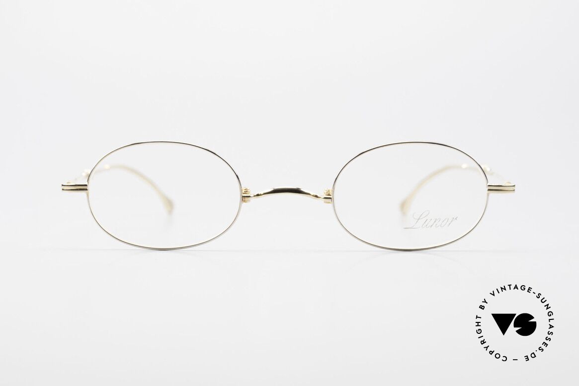 Lunor XXV Folding 04 Oval Foldable Frame Bicolor, traditional German brand; quality handmade in Germany, Made for Men and Women