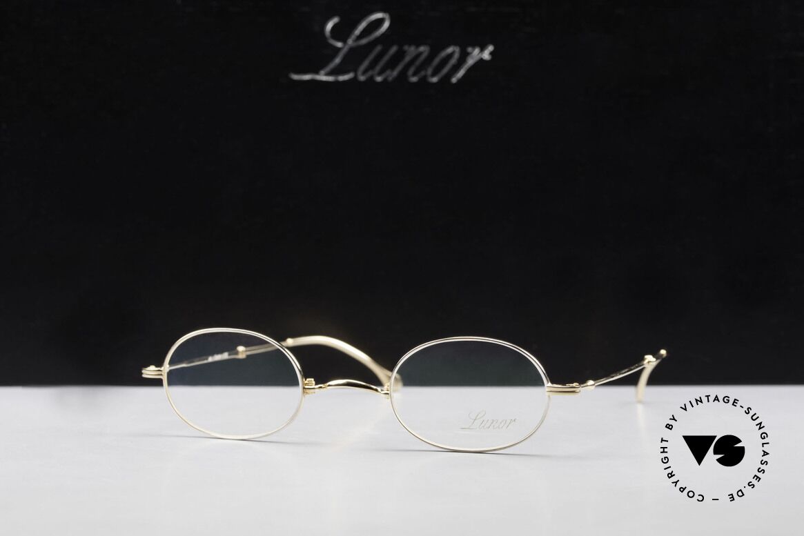 Lunor XXV Folding 04 Oval Foldable Frame Bicolor, Size: extra small, Made for Men and Women