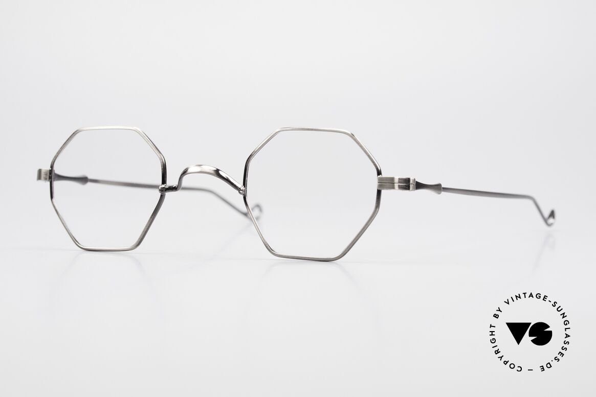 Lunor II 11 Square Panto Frame XS Small, Lunor: shortcut for French "Lunette d'Or" (gold glasses), Made for Men and Women