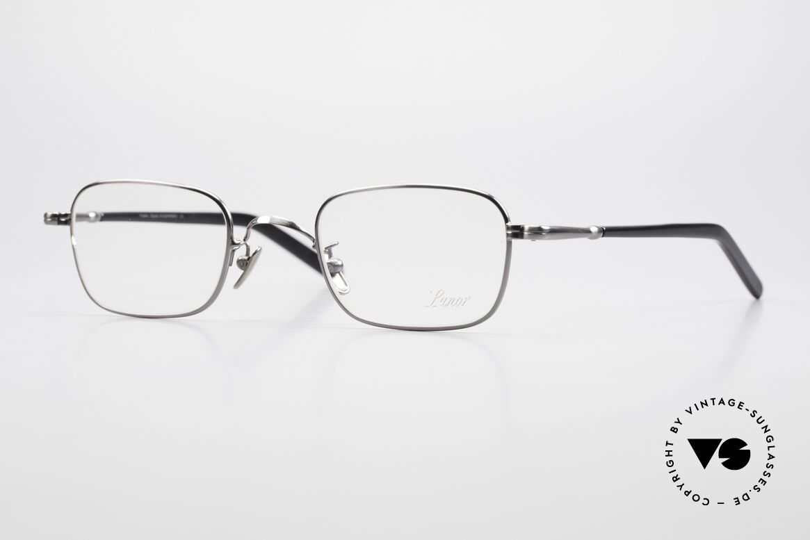 Lunor VA 109 Classic Gentlemen's Glasses, LUNOR: honest craftsmanship with attention to details, Made for Men