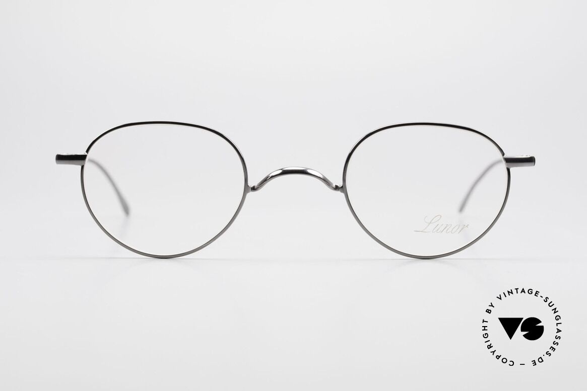 Lunor Club I 501 GM Metal Glasses Anatomic Bridge, LUNOR glasses of the 'Club Collection' (metal / full rim), Made for Men and Women