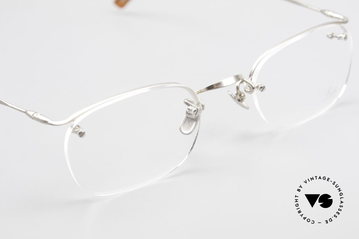 Lunor Classic One Semi Rimless Vintage Glasses, NO RETRO EYEGLASSES; but a luxury vintage ORIGINAL, Made for Men and Women