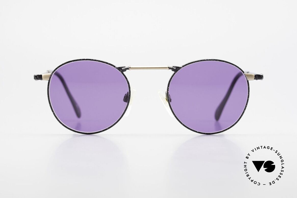 Neostyle Academic 2 80's Purple Panto Sunglasses, Neostlye Academic  2/099 48/22 vintage shades, Made for Men and Women