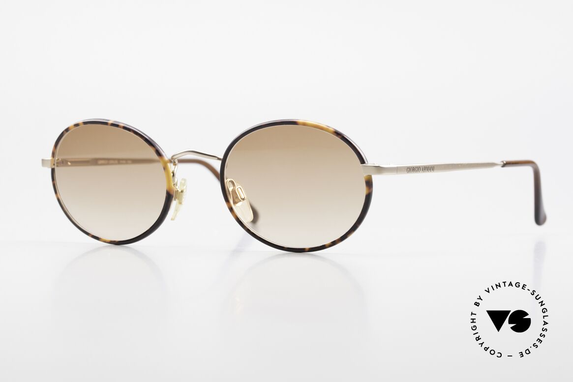 Giorgio Armani 235 Oval Vintage 80's Sunglasses, oval vintage designer sunglasses by GIORGIO Armani, Made for Men and Women