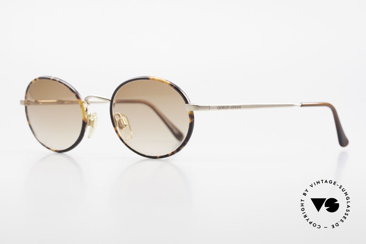 Giorgio Armani 235 Oval Vintage 80's Sunglasses, never worn (like all our vintage 1980's Armani shades), Made for Men and Women