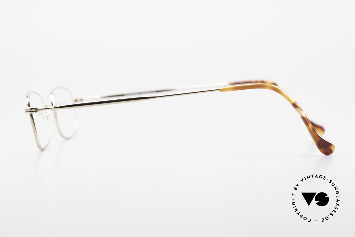 Lunor XV 321 Titanium Frame Gold-Plated, Lunor: shortcut for French "Lunette d'Or" (gold glasses), Made for Men and Women