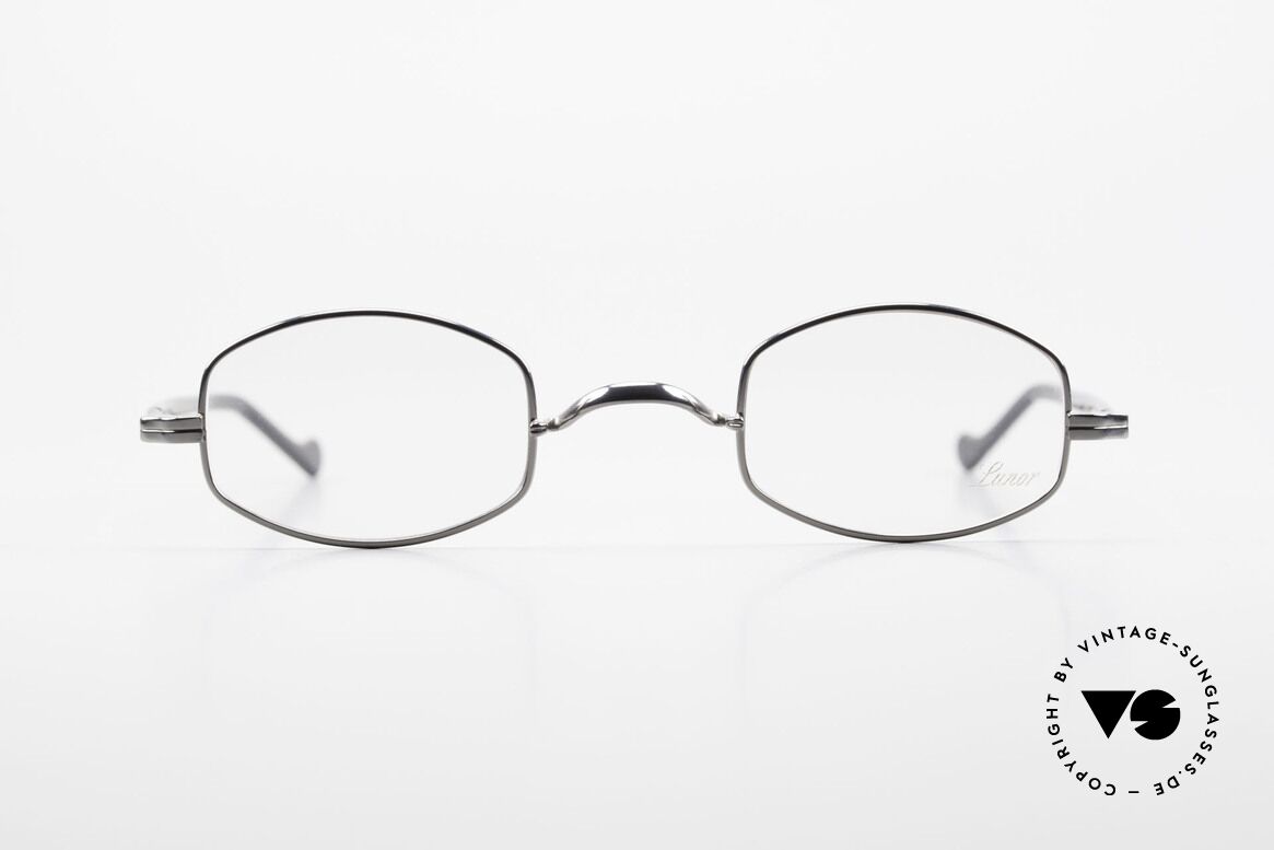 Lunor II A 16 Metal Frame Acetate Temples, Lunor II-A 16: metal frame with acetate-metal temples, Made for Men and Women