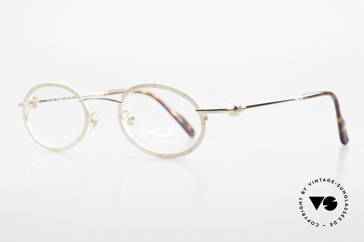 Aston Martin AM34 Oval James Bond Glasses 007, sporty and elegant classic: James Bond 'gentlemen style', Made for Men