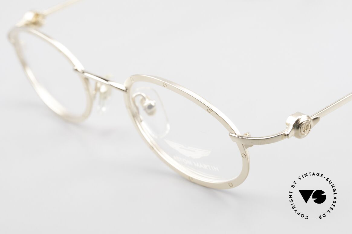 Aston Martin AM34 Oval James Bond Glasses 007, never worn (like all our rare VINTAGE high-end frames), Made for Men