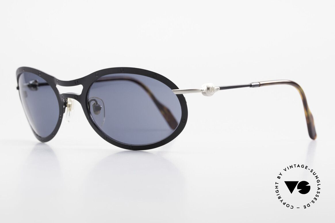 Aston Martin AM33 90's Wrap Around Sunglasses, sporty and elegant classic: James Bond 'gentlemen style', Made for Men