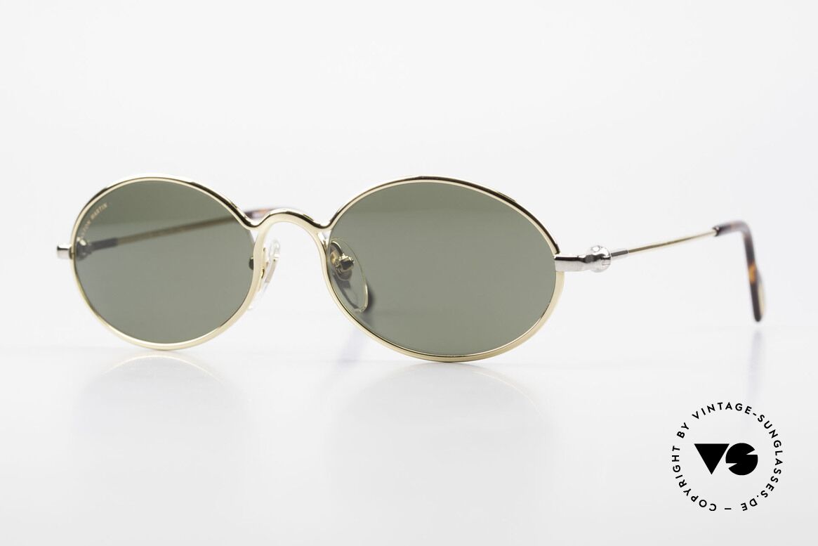 Aston Martin AM13 Oval Sunglasses James Bond, Aston Martin vintage luxury designer sunglasses, 52°17, Made for Men