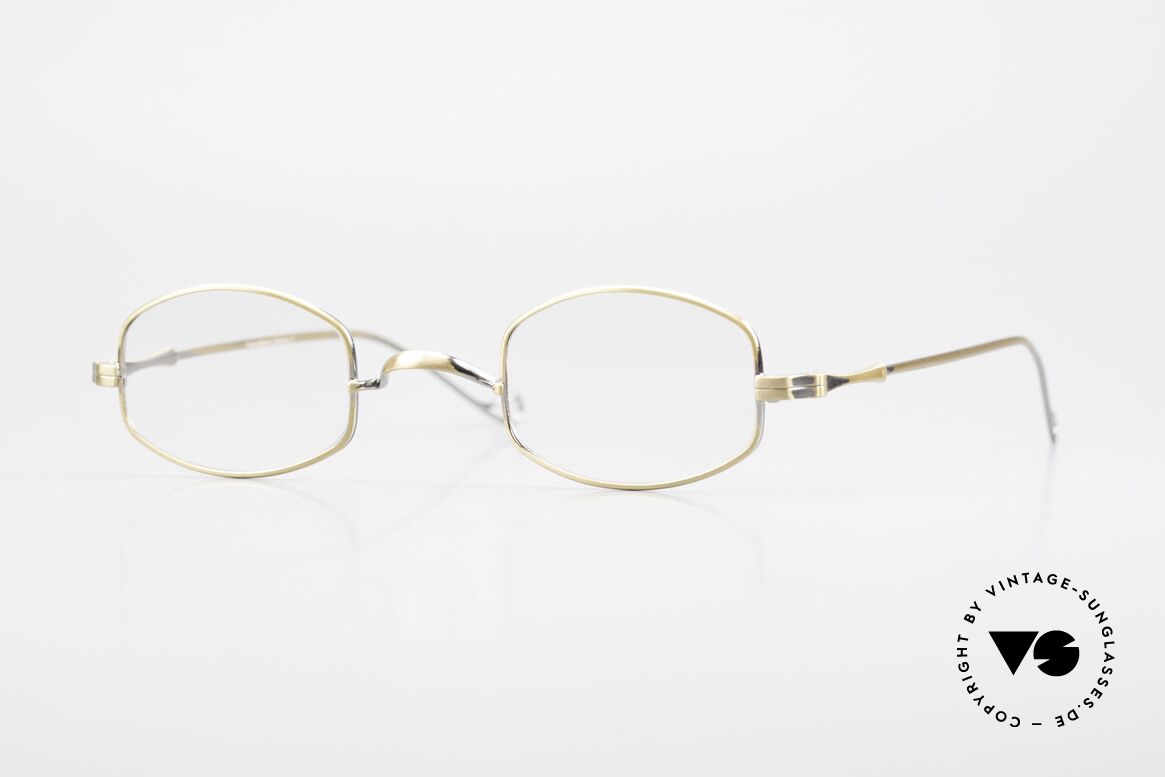 Lunor II 16 Old Classics Antique Gold, minimalist Lunor eyeglass-frame of the Lunor "II"-Series, Made for Men and Women