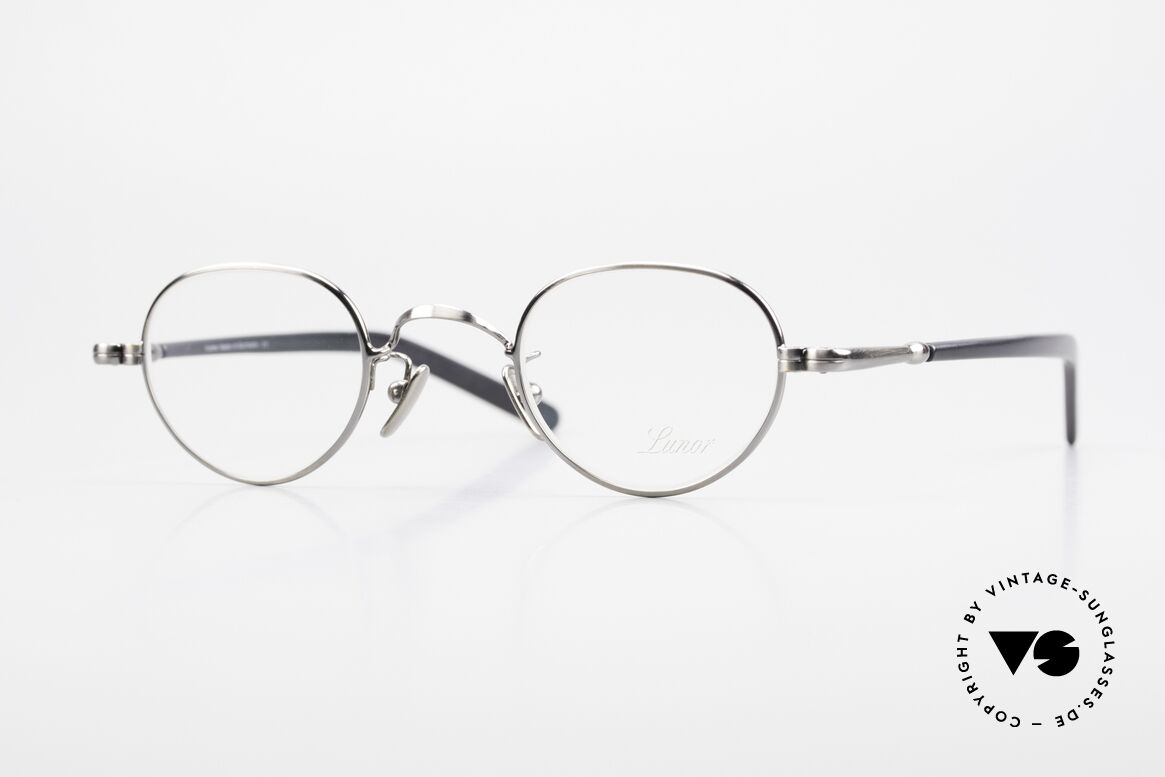 Lunor VA 103 Classic Eyewear Small Size, old Lunor eyeglasses from the 2012's eyewear collection, Made for Men and Women