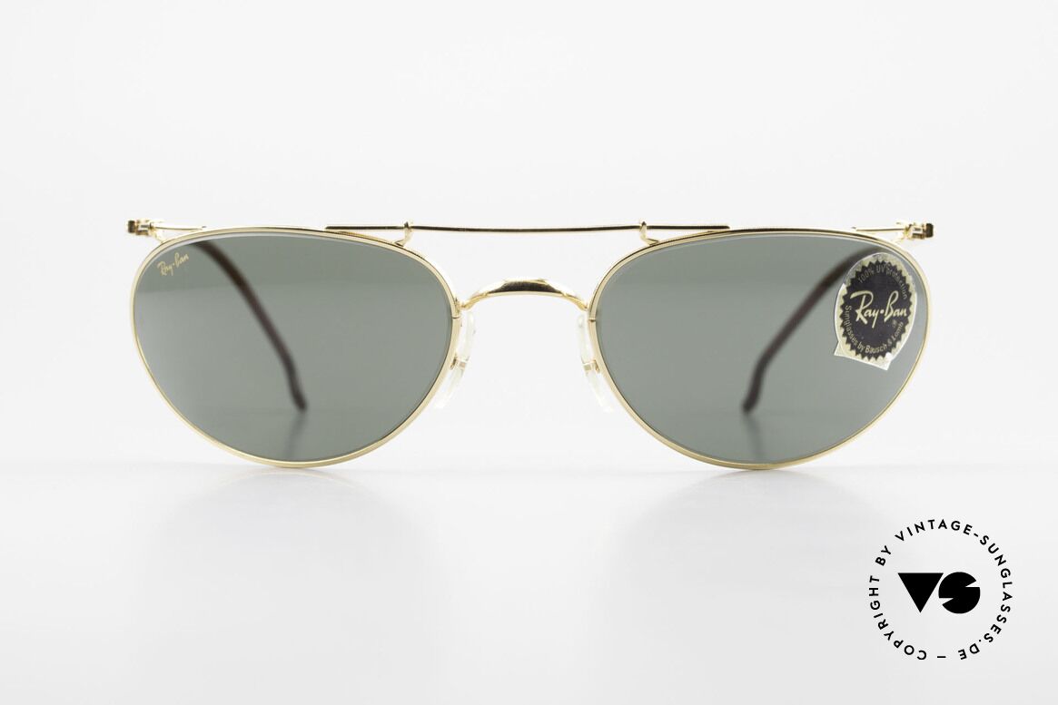 Ray Ban Deco Metals Wrap Old Bausch Lomb Ray-Ban USA, model from the Deco Metals Collection by RAY-BAN, Made for Men and Women