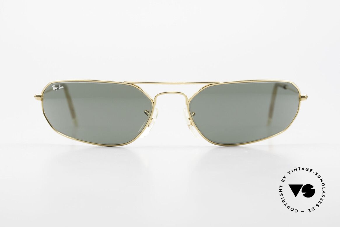 Ray Ban Fugitives Hexagon 90's Ray-Ban Bausch Lomb B&L, old USA Ray-Ban Fugitives Metal Hexagon, W1959, Made for Men