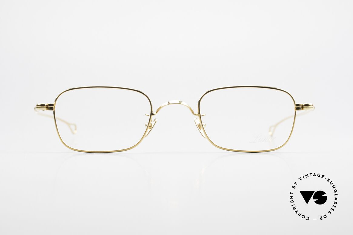 Lunor V 109 XL Men's Frame Gold Plated, LUNOR: honest craftsmanship with attention to details, Made for Men