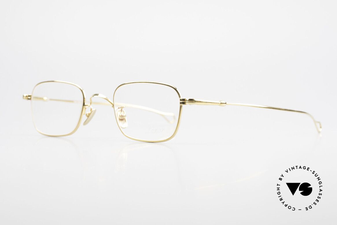 Lunor V 109 XL Men's Frame Gold Plated, without ostentatious logos (but in a timeless elegance), Made for Men