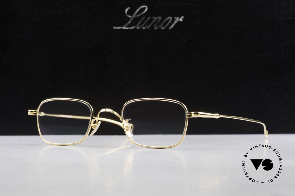 Lunor V 109 Lunor Men's Frame Gold Plated, Size: extra large, Made for Men