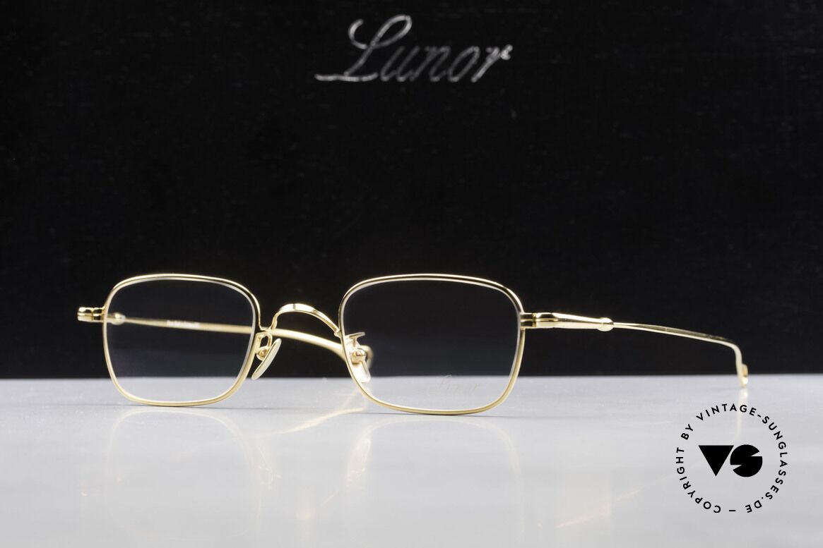 Lunor V 109 XL Men's Frame Gold Plated, Size: extra large, Made for Men