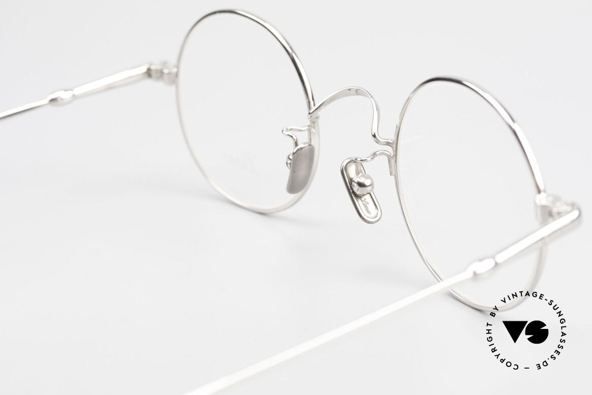 Lunor V 110 Lunor Glasses Round Platinum, Size: medium, Made for Men and Women