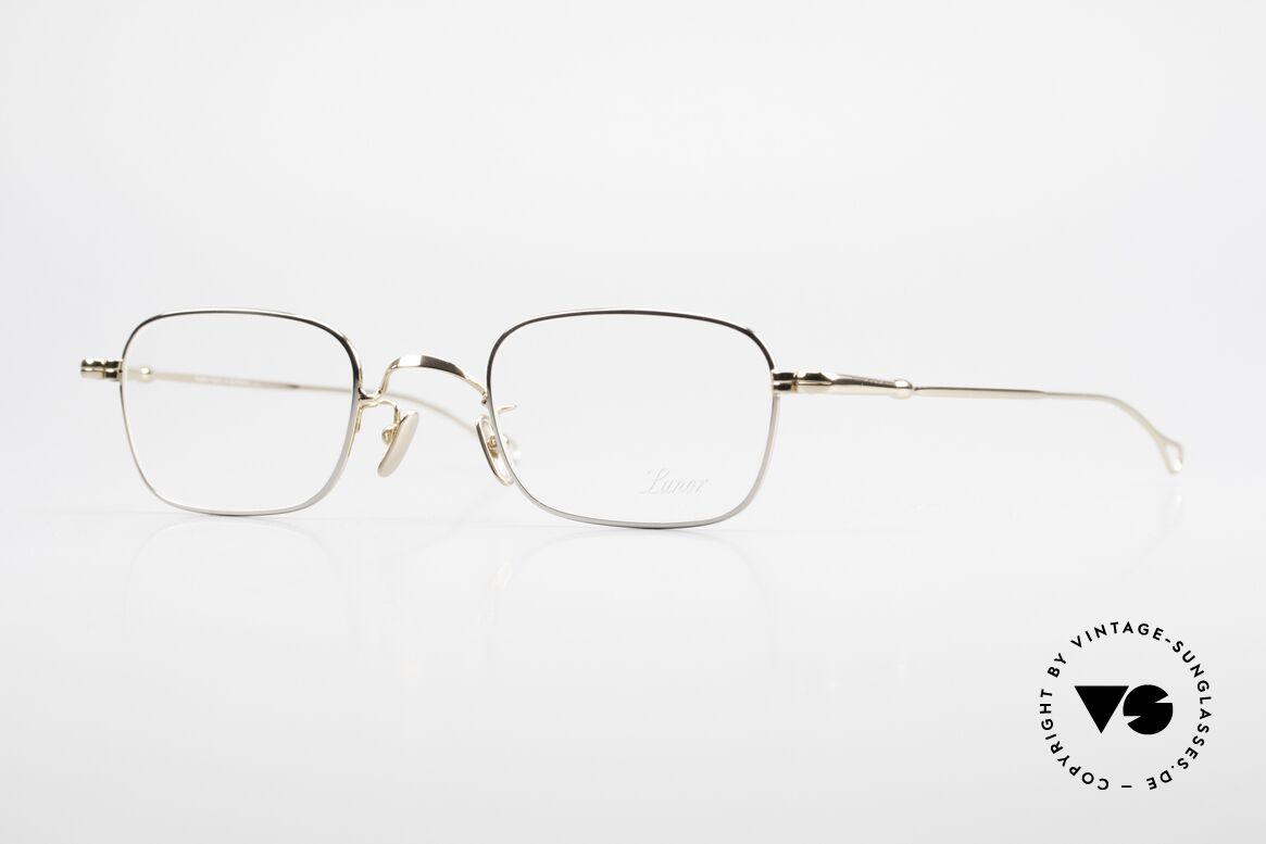 Lunor V 109 Old Lunor Men's Frame Metal, BICOLOR Lunor metal eyeglasses in XL size 49/23, 140, Made for Men