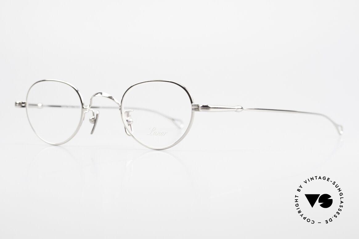 Lunor V 103 Timeless Eyeglass-Frame, model V103: very elegant metal glasses; size 40/23, 140, Made for Men and Women
