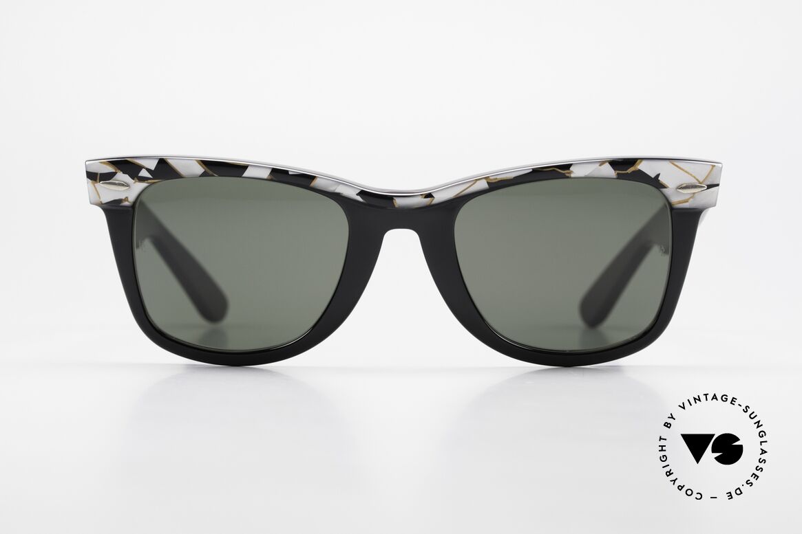 Ray Ban Wayfarer I Original Mosaic Wayfarer 80's, vintage Ray Ban Wayfarer sunglasses 'made in USA', Made for Men and Women Ray Ban Wayfarer I Original Mosaic Wayfarer 80's, vintage Ray Ban Wayfarer sunglasses 'made in USA', Made for Men and Women