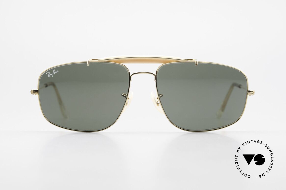 Ray Ban Explorer Browbar Old Ray Ban Made in USA B&L, old 80's Ray-Ban USA B&L vintage sunglasses, Made for Men