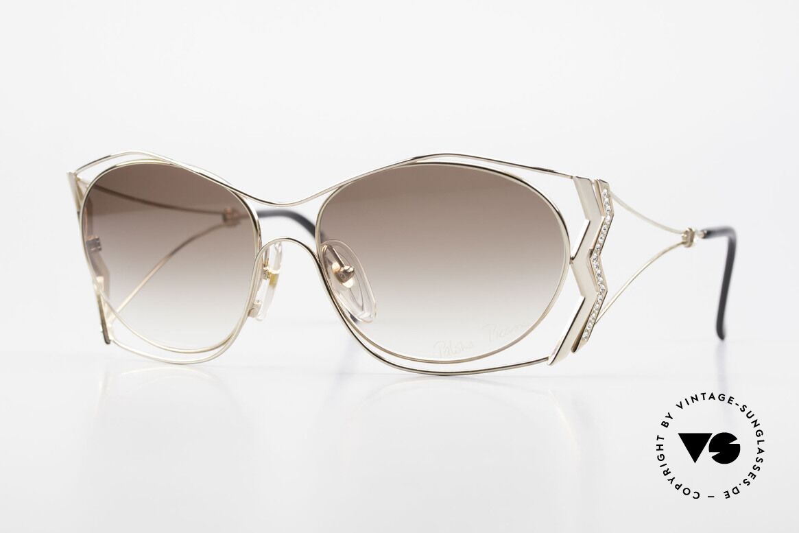 Paloma Picasso 3707 Gold-Plated With Crystal Gems, 90's Picasso shades, gold-plated & with Crystal gems, Made for Women