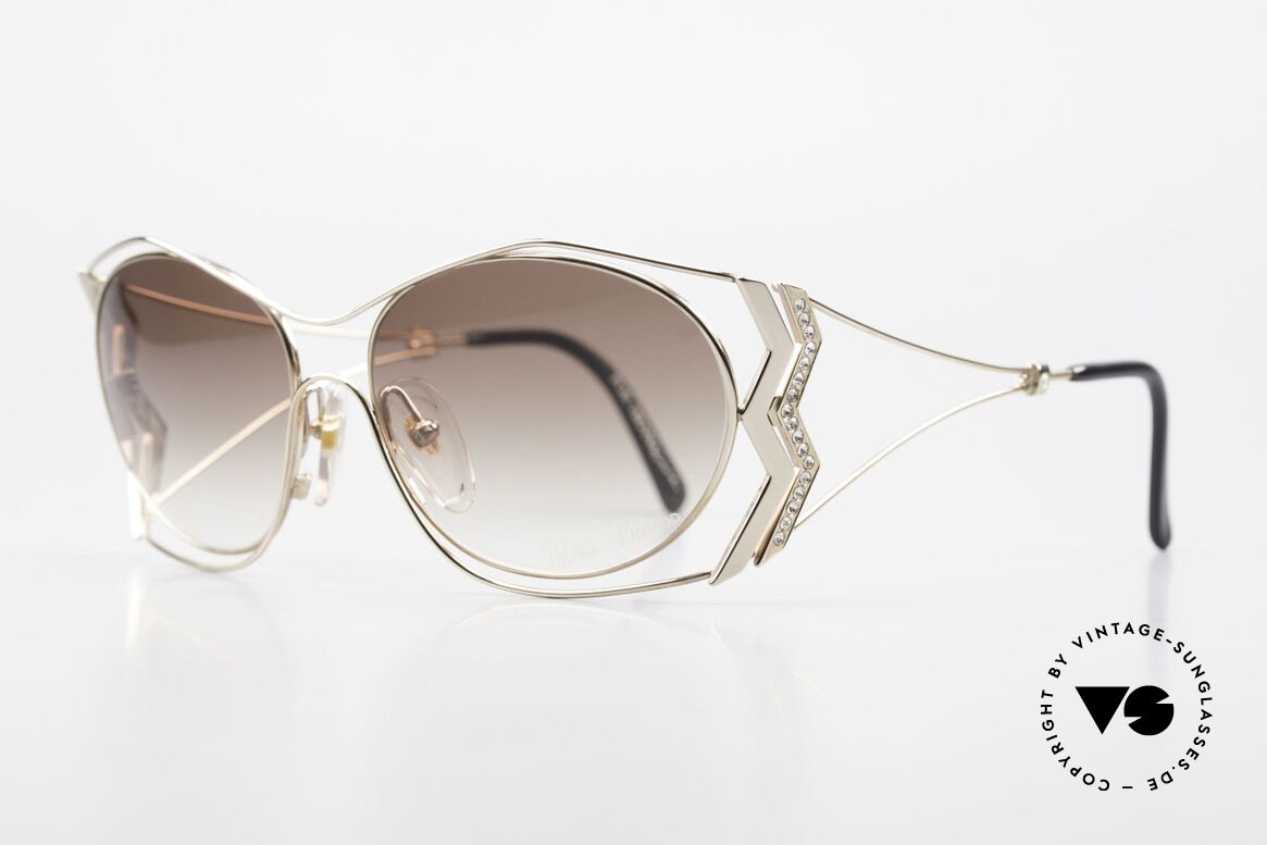 Paloma Picasso 3707 Gold-Plated With Crystal Gems, probably the most beautiful vintage model by Picasso, Made for Women