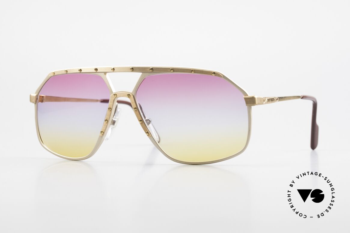 Alpina M6 Iconic 80's Shades Tricolored, Alpina M6 vintage shades with tricolored lenses, Made for Men and Women