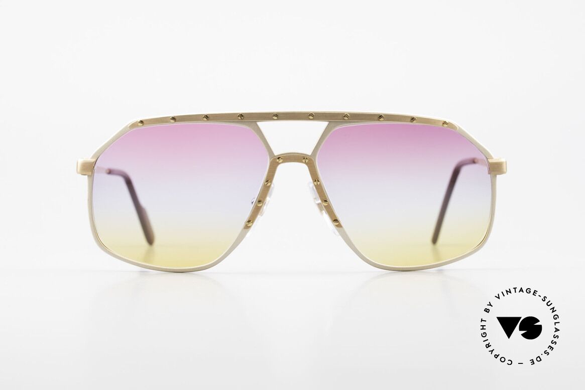 Alpina M6 Iconic 80's Shades Tricolored, a precious old 80's original in medium size 60-14, Made for Men and Women