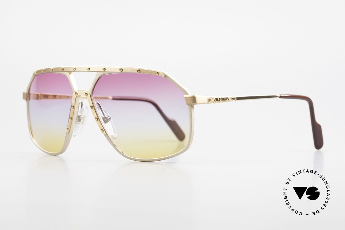 Alpina M6 Iconic 80's Shades Tricolored, famous for the 'W.Germany' frame and the screws, Made for Men and Women