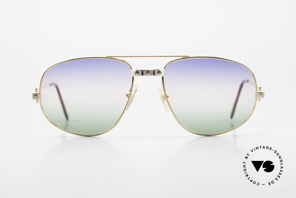 Cartier Romance Santos - L 80s Luxury Vintage Sunglasses, vintage Cartier sunglasses; model ROMANCE SANTOS, Made for Men