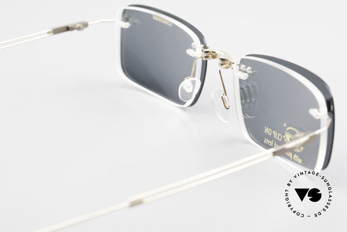 Longines 4367 Polarized Glasses Rimless 90s, Size: medium, Made for Men