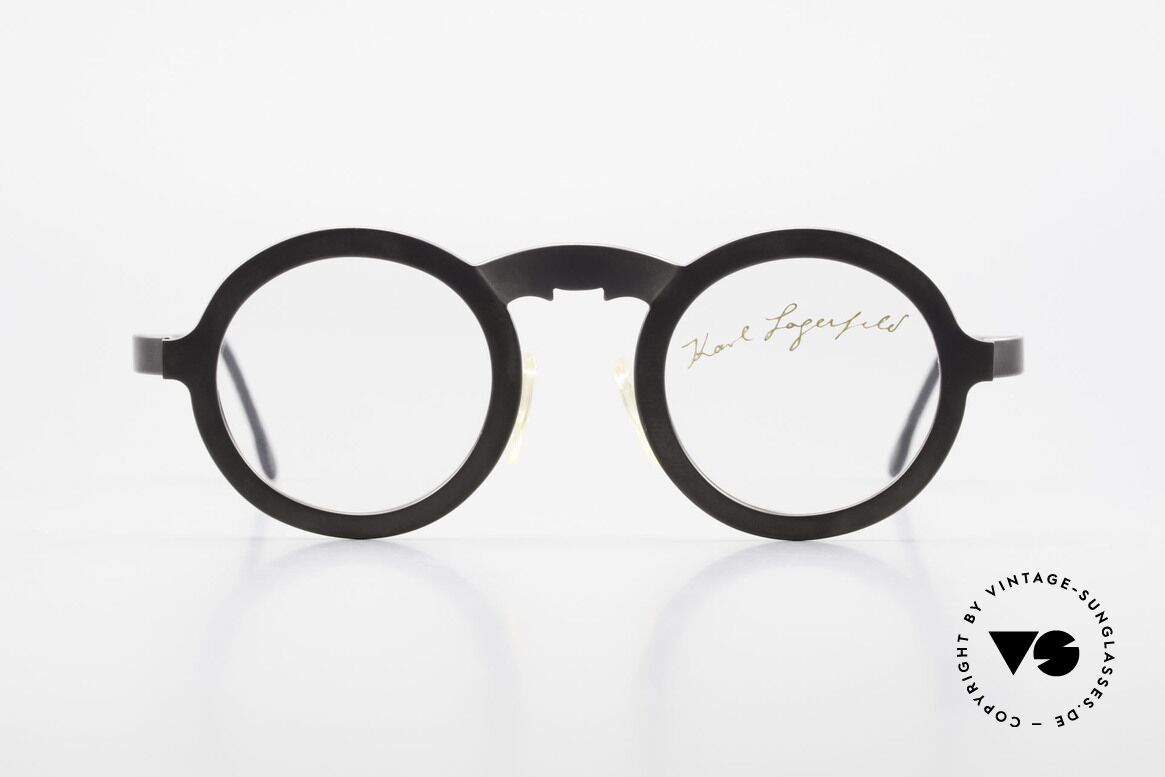 Karl Lagerfeld 4501 Round Panto Designer Frame, round designer eyeglass-frame by Karl Lagerfeld, Made for Men and Women
