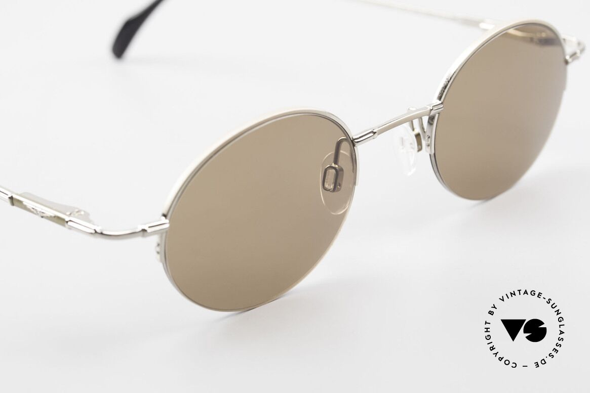Longines 4363 Oval Sunglasses 90's Round, never worn (like all our oval round 90's sunglasses), Made for Men and Women