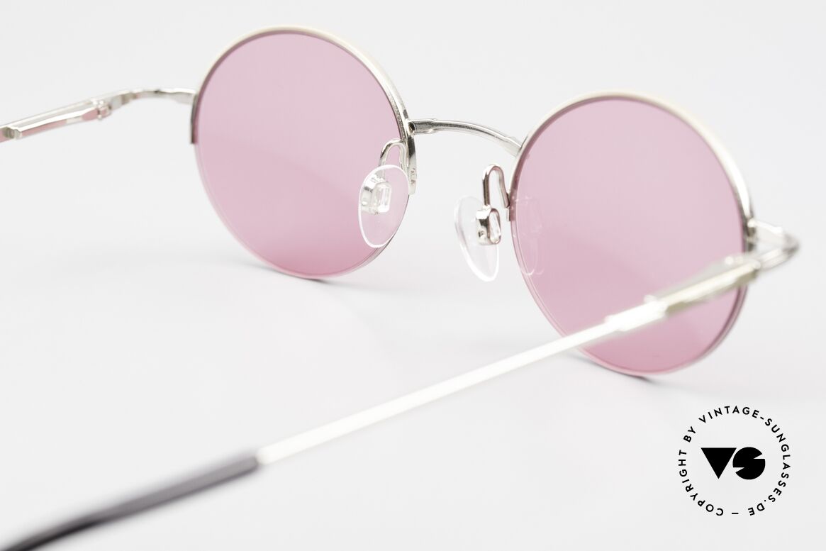 Longines 4363 Pink Sunglasses Oval Round, Size: medium, Made for Men and Women