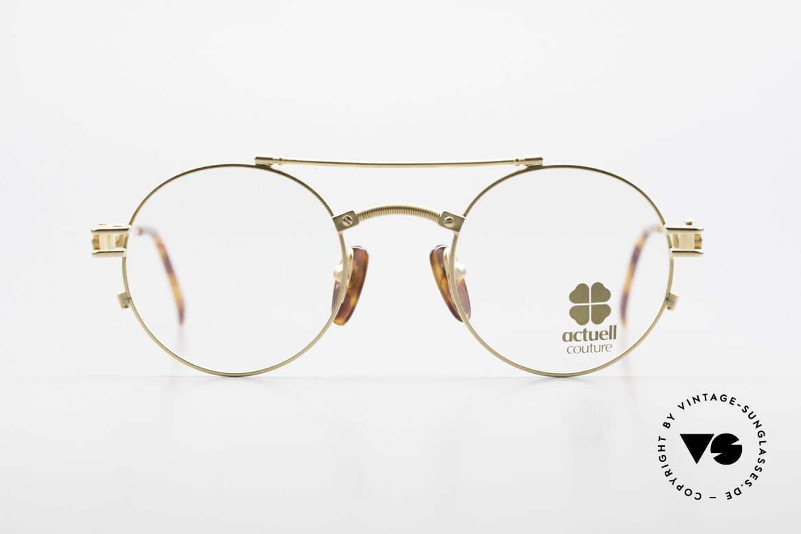 Actuell Couture 802 Round 80's Glasses Steampunk, round glasses by Actuell Couture, Germany, Made for Men and Women