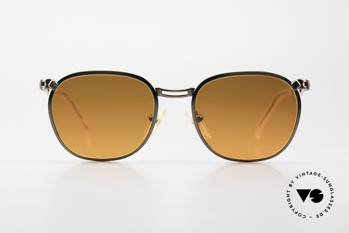 Jean Paul Gaultier 56-2177 Sunset Lenses Orange Gradient, 1990's designer sunglasses by Jean Paul Gaultier, Made for Men and Women