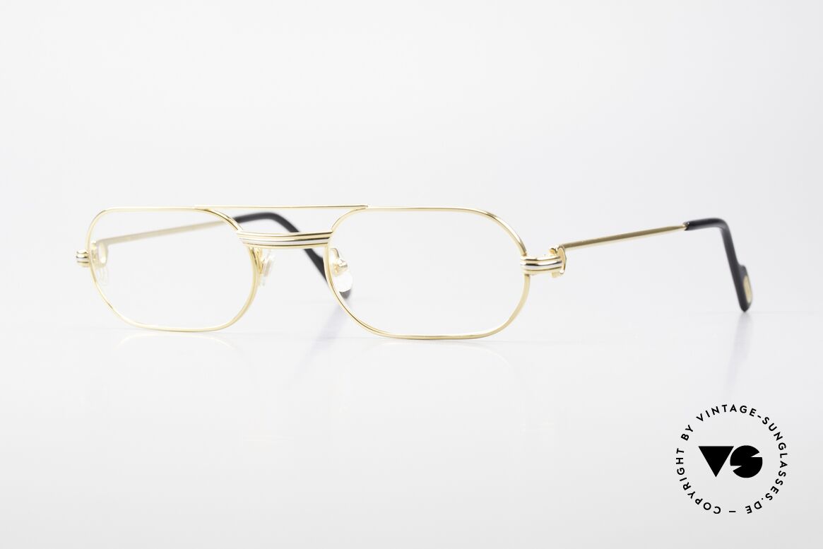 Cartier MUST LC Rose - S Limited Rosé Gold Glasses, MUST: the first model of the Lunettes Collection '83, Made for Men and Women