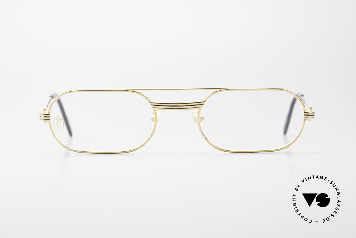 Cartier MUST LC Rose - S Limited Rosé Gold Glasses, this pair with Louis Cartier decor, S size 53/20, 130, Made for Men and Women