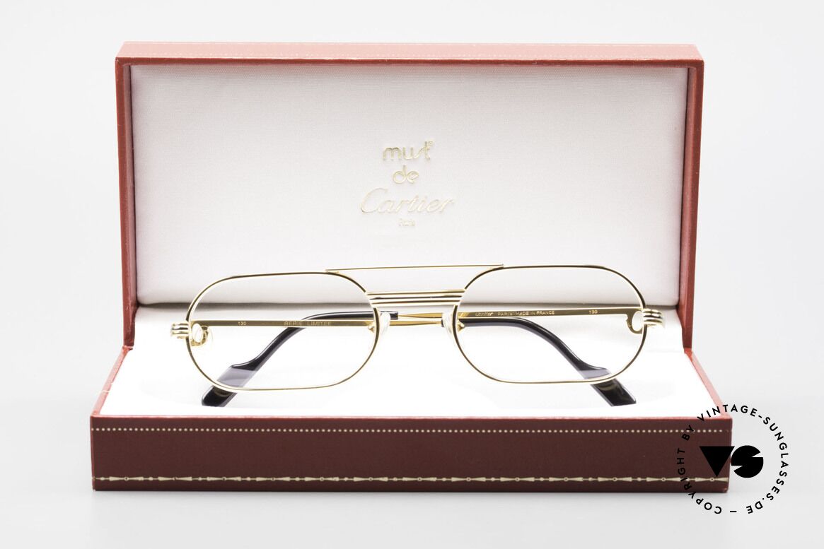 Cartier MUST LC Rose - S Limited Rosé Gold Eyeglasses, Size: medium, Made for Men and Women