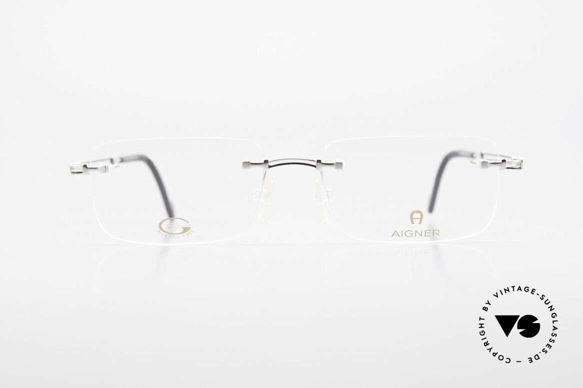 Aigner EA496 Rimless 90's Vintage Glasses, rimless AIGNER vintage glasses, EA496, size 54/18, 140, Made for Men