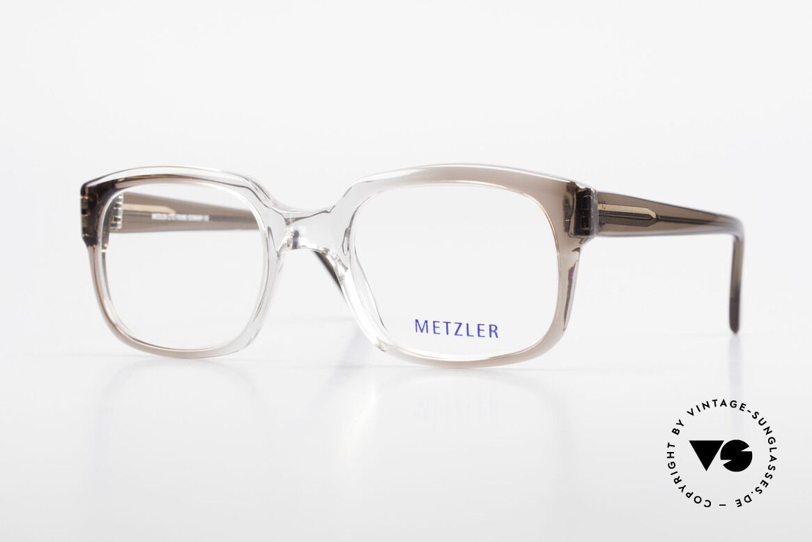 Metzler 7665 Small 80's Old School Eyeglasses, Metzler vintage eyeglasses, 7665, size 52/22, 140, Made for Men