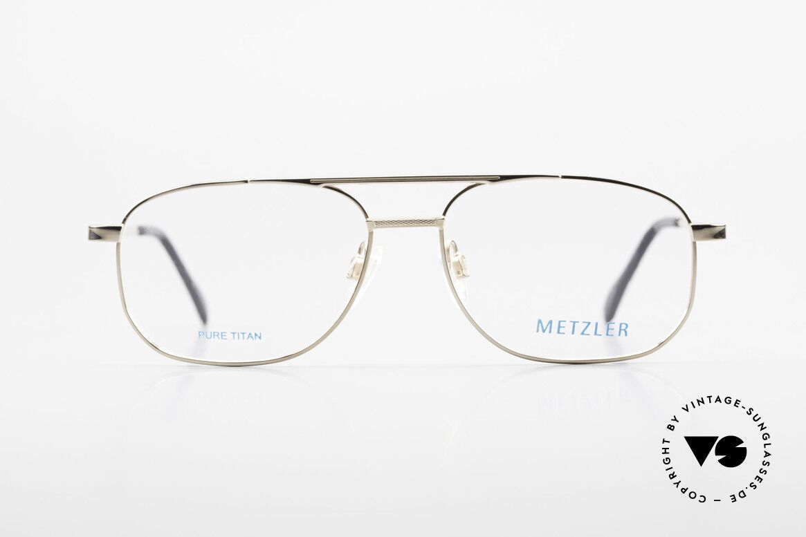 Metzler 1678 Vintage Titan Glasses for Men, vintage men's glasses by Metzler from the early 90s, Made for Men